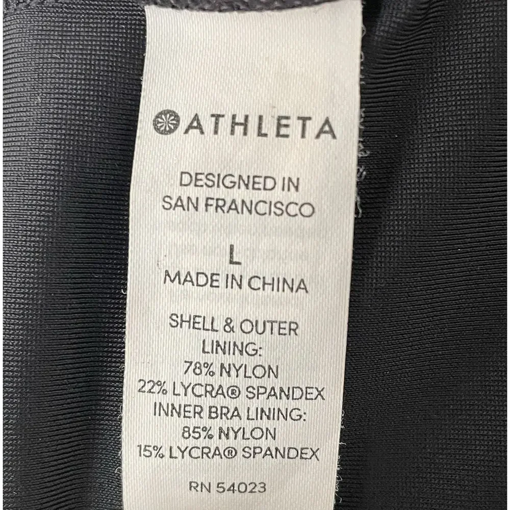 Athleta Swim Bikini Top Swimwear Multicolor Floral Wrap Fiore - Picture 8 of 9